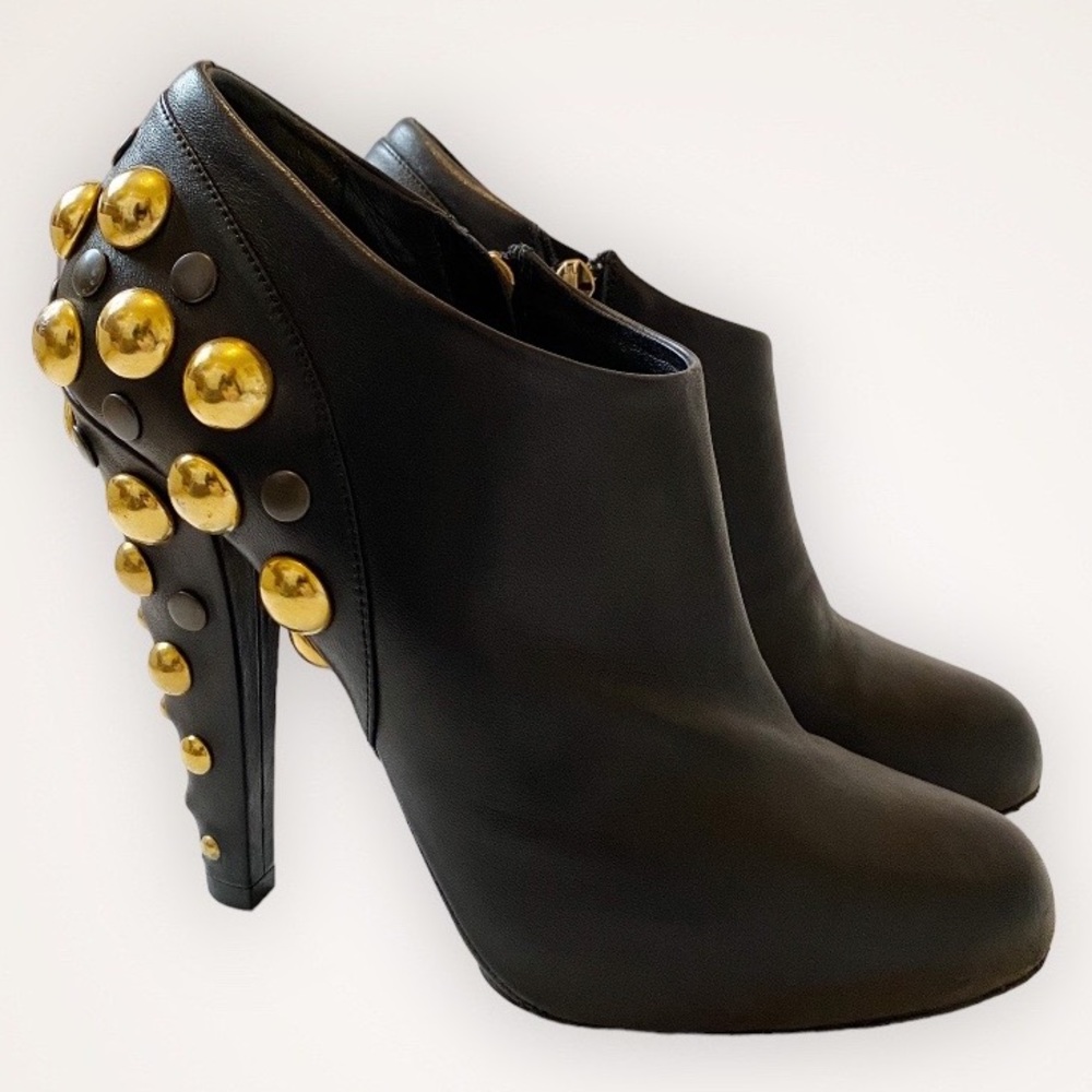 Gucci Babouska Studded Ankle Booties Size 38